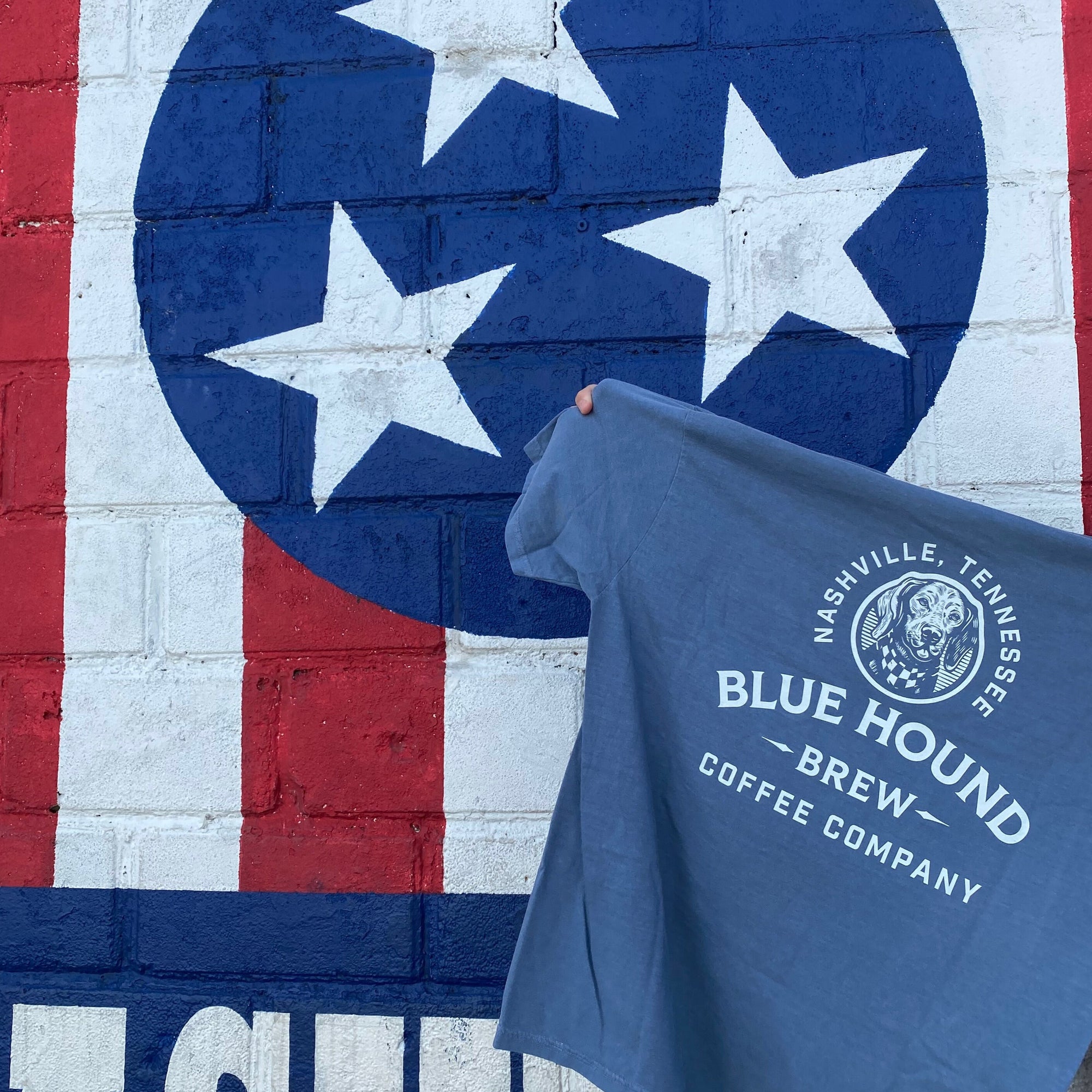 Blue Hound Brew Comfort Colors Pocket Tee - Blue Hound Brew