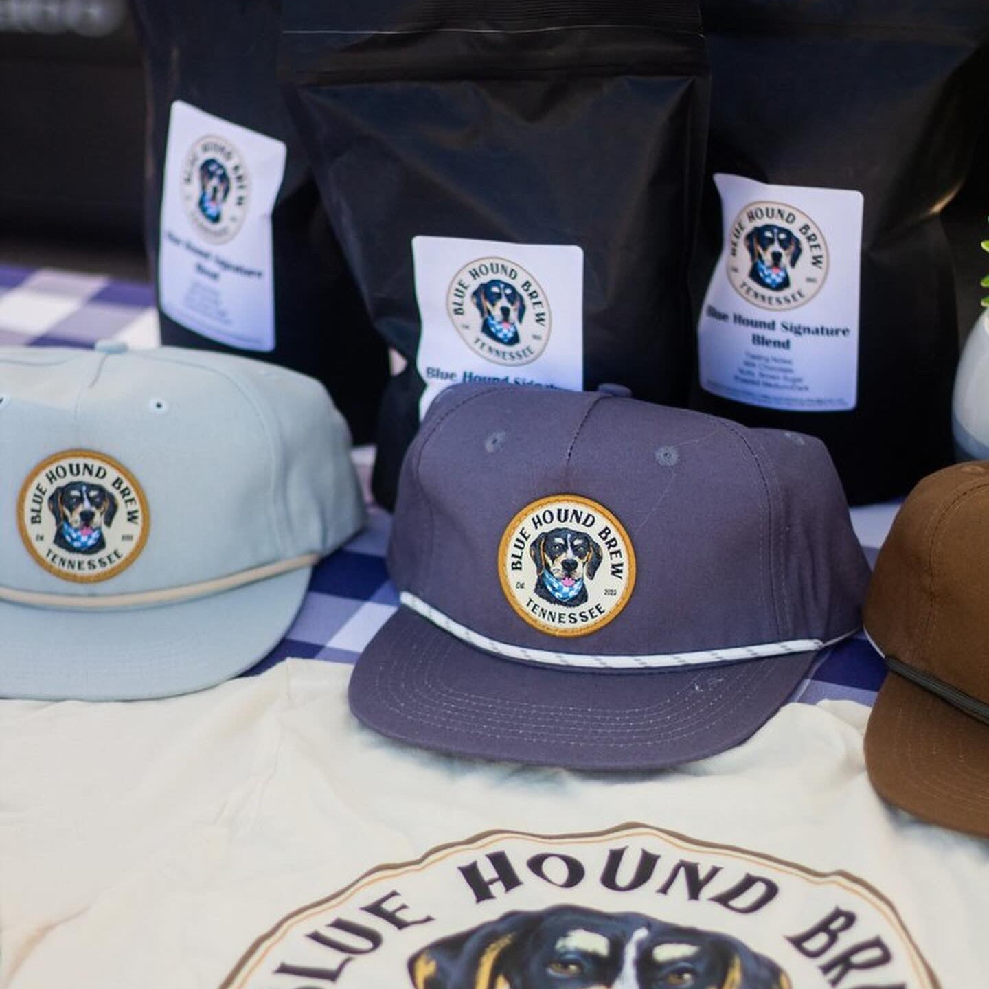 Blue Hound Brew - Patch Rope Hat - Blue Hound Brew