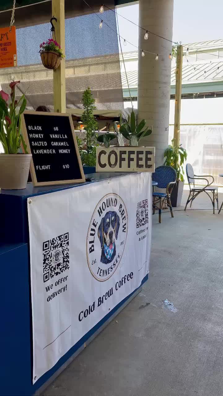 Brewing Up Excitement: Our Mini Cafe Grand Opening at the Nashville Farmers Market - Blue Hound Brew