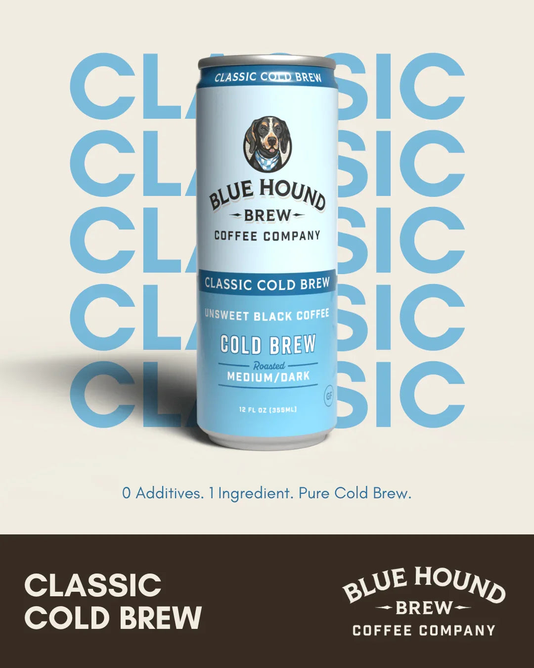 Classic Cold Brew: Bold, Smooth, and Made to Fuel Your Day - Blue Hound Brew