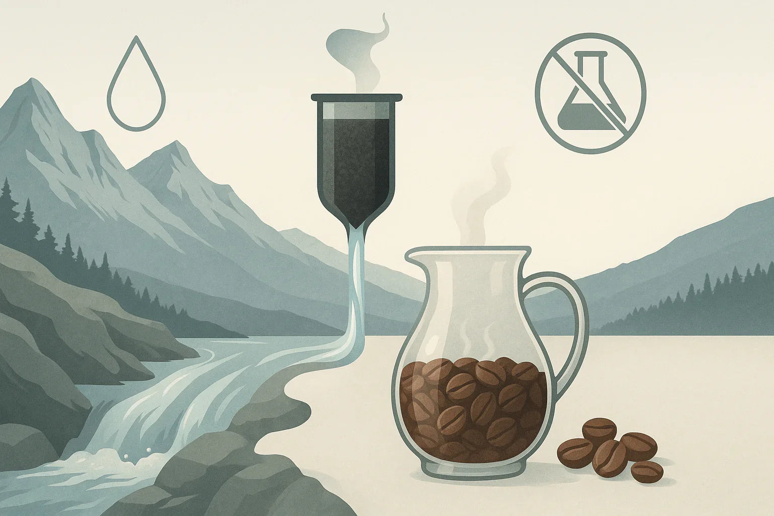 How Our Mountain Water Decaf Keeps Chemicals Out—and Flavor In - Blue Hound Brew