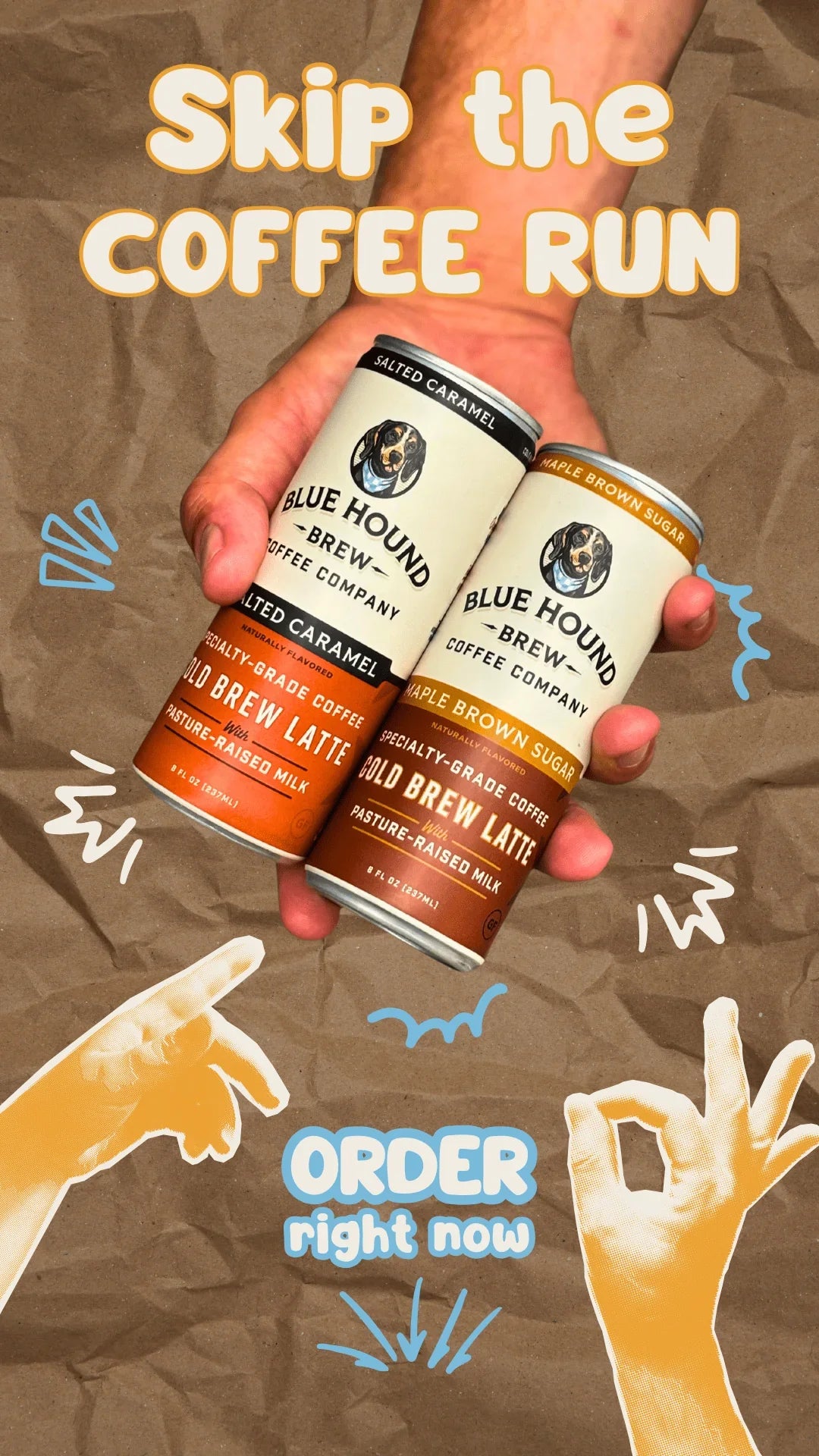 Skip the Coffee Run: Your Favorite Latte, Now in a Can - Blue Hound Brew