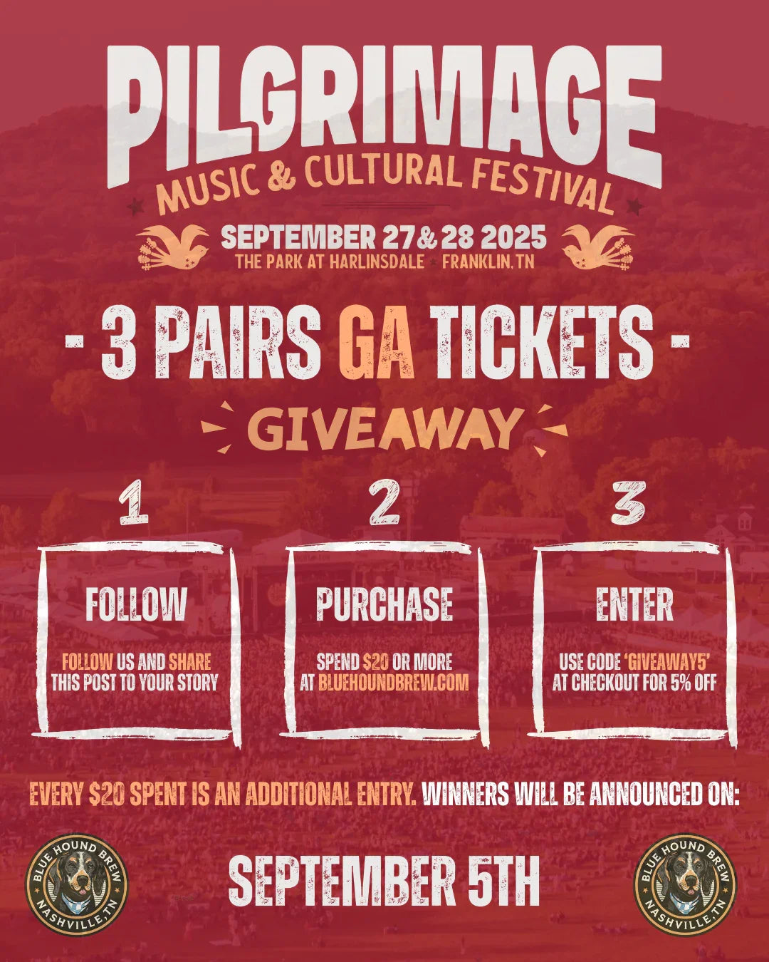 Win Your Way to Pilgrimage! Our Exclusive Ticket Giveaway Is Here! - Blue Hound Brew