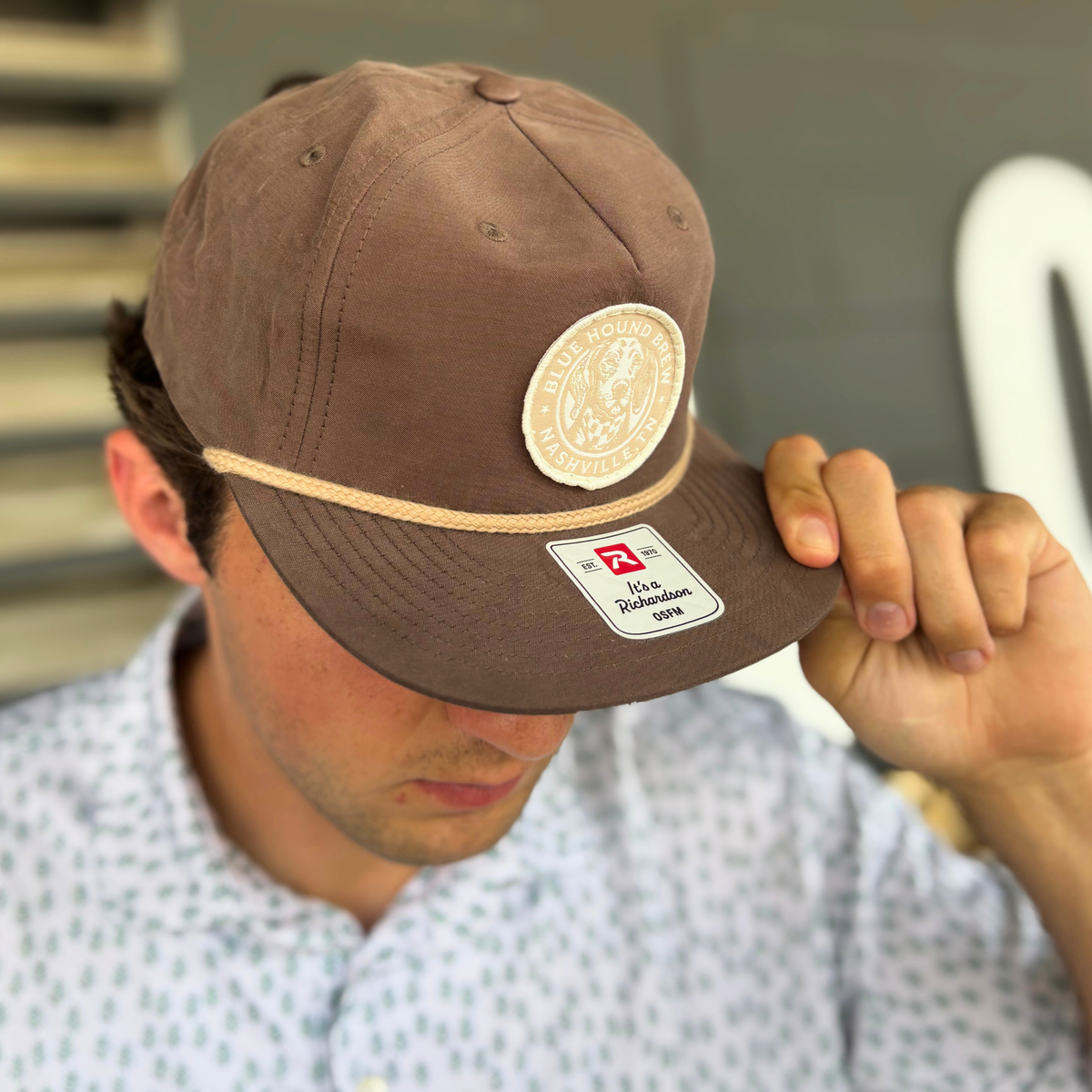 Blue Hound Brew - Richardson Rope Hat