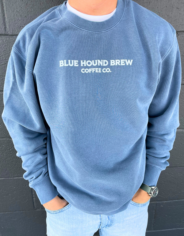 Crewneck Sweatshirt - Blue Hound Brew Coffee Co.