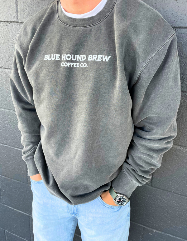 Crewneck Sweatshirt - Blue Hound Brew Coffee Co.