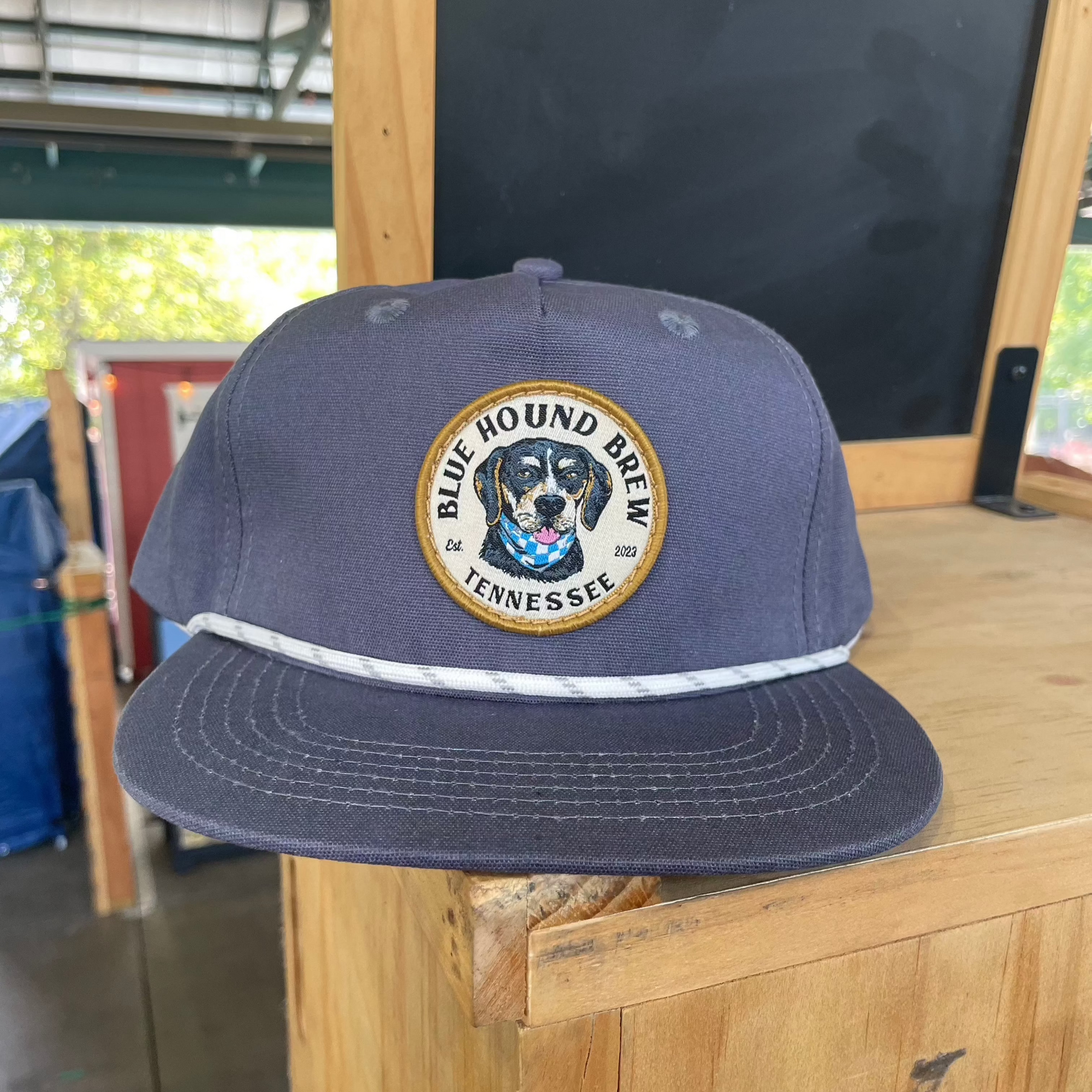 Patch Rope Hat - Blue Hound Brew
