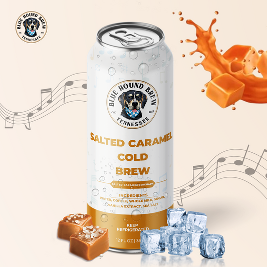 Salted Caramel Serenade: Salted Caramel Cold Brew Coffee - 12oz Can