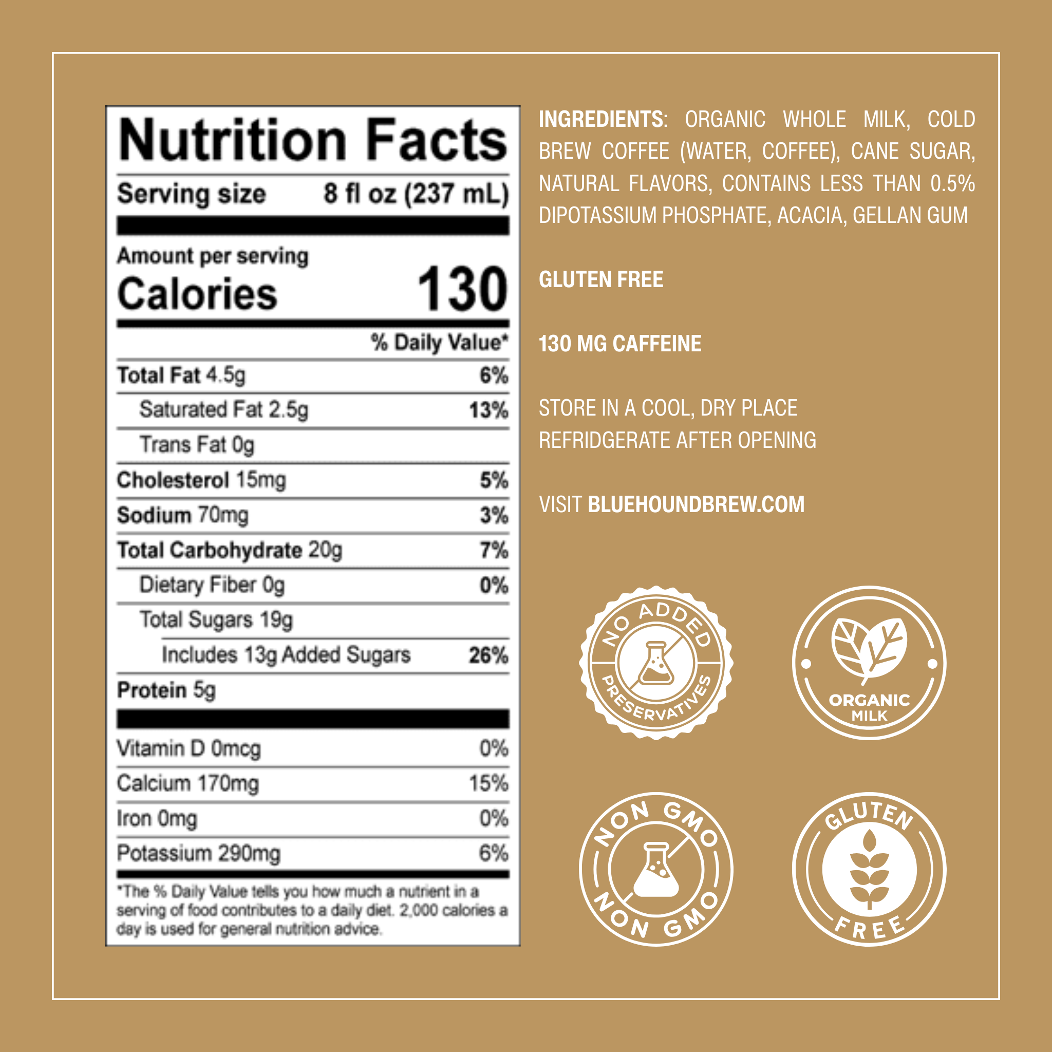 Maple Brown Sugar Latte - Blue Hound Brew