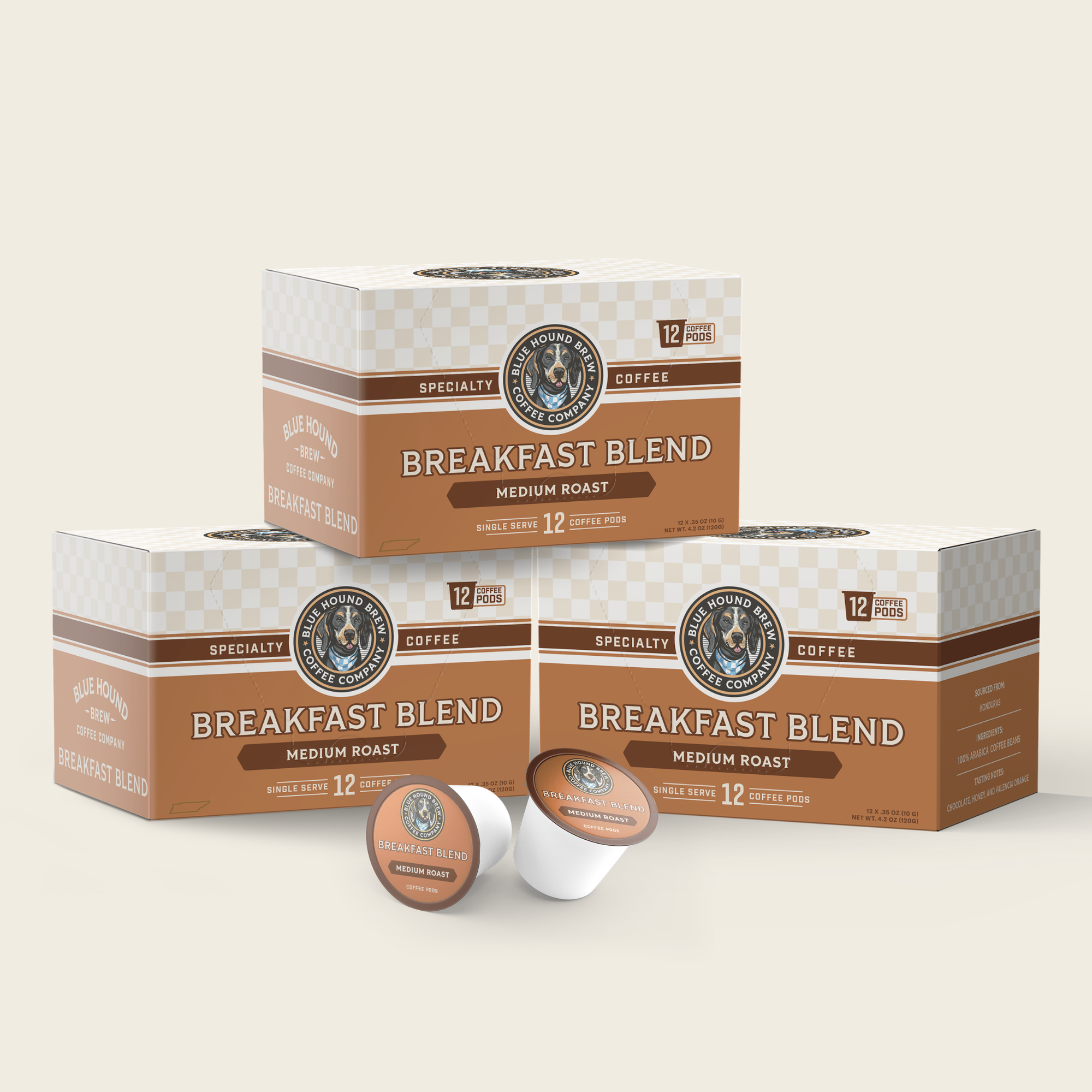 Breakfast Blend Single Serve Coffee Pods