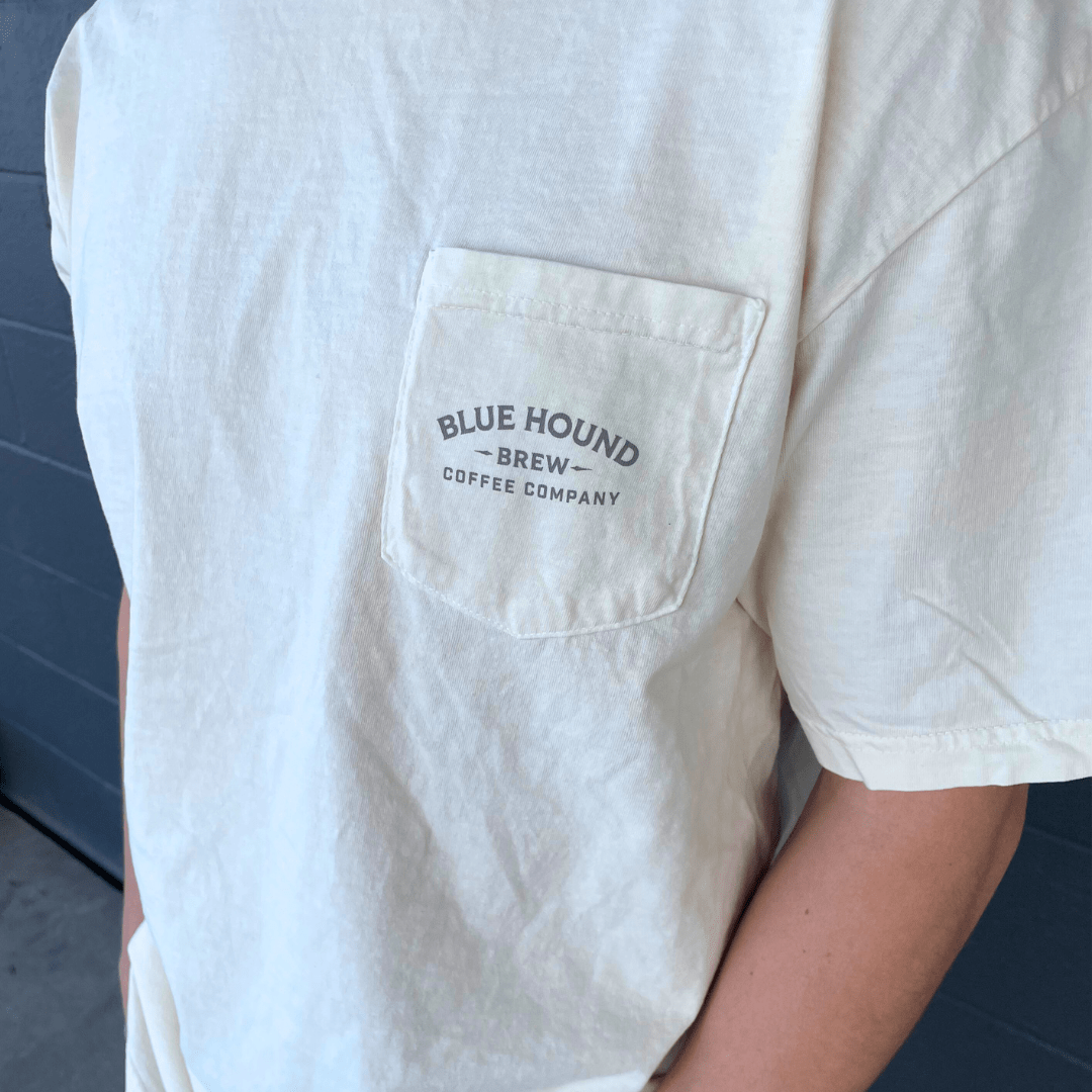 Blue Hound Brew Comfort Colors Pocket Tee - Blue Hound Brew
