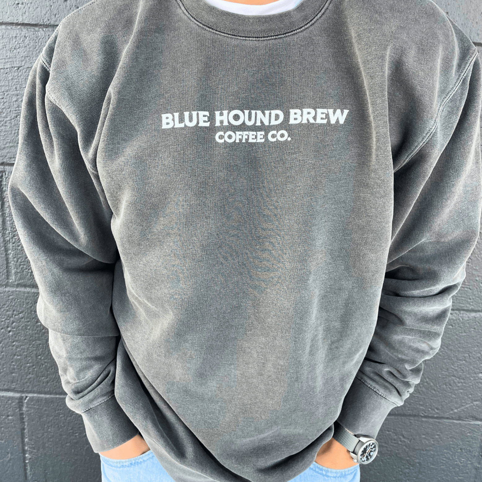 Blue Hound Brew Crewneck Sweatshirt - Blue Hound Brew