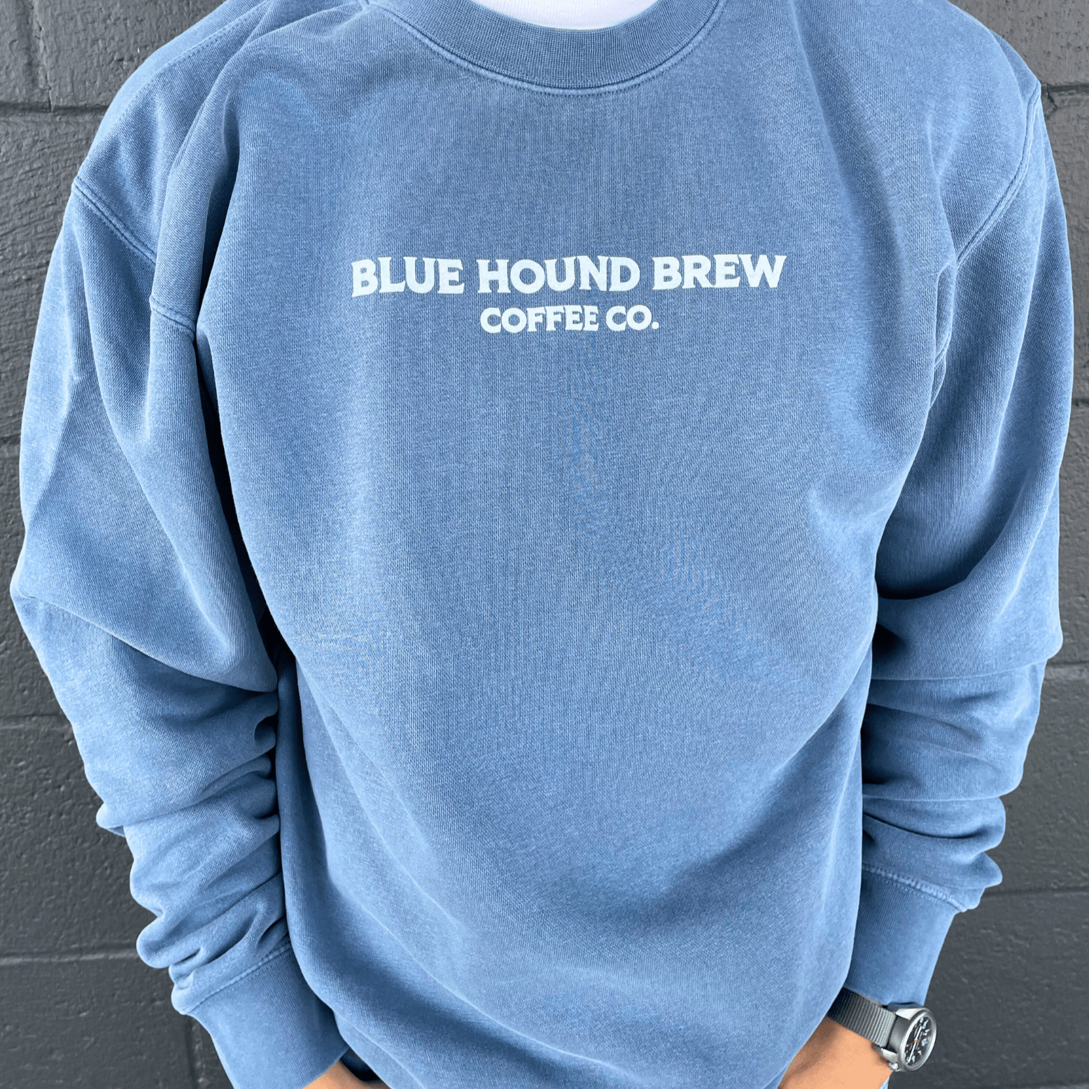 Blue Hound Brew Crewneck Sweatshirt - Blue Hound Brew