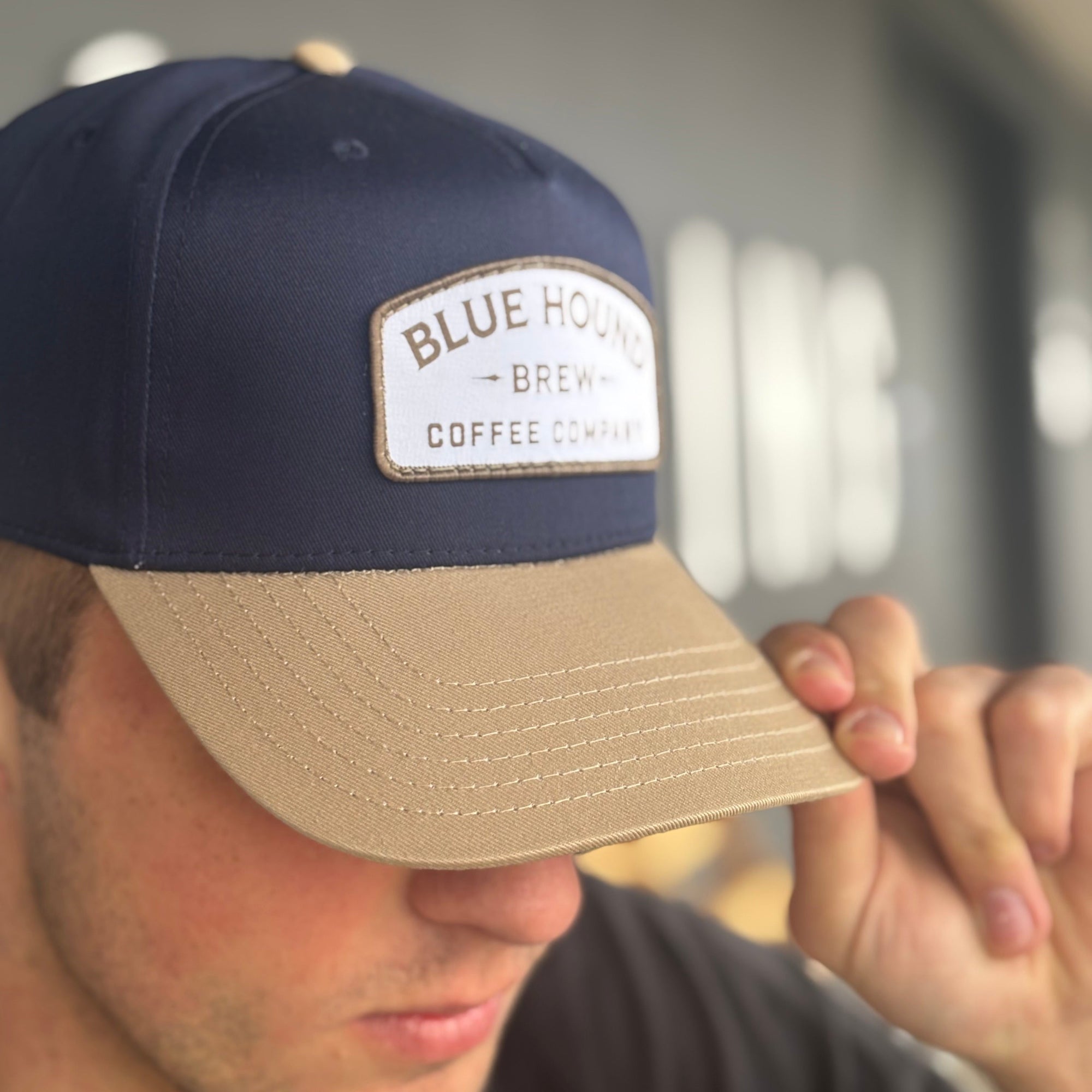 Blue Hound Brew Otto 5 - Panel Patch Cap - Blue Hound Brew
