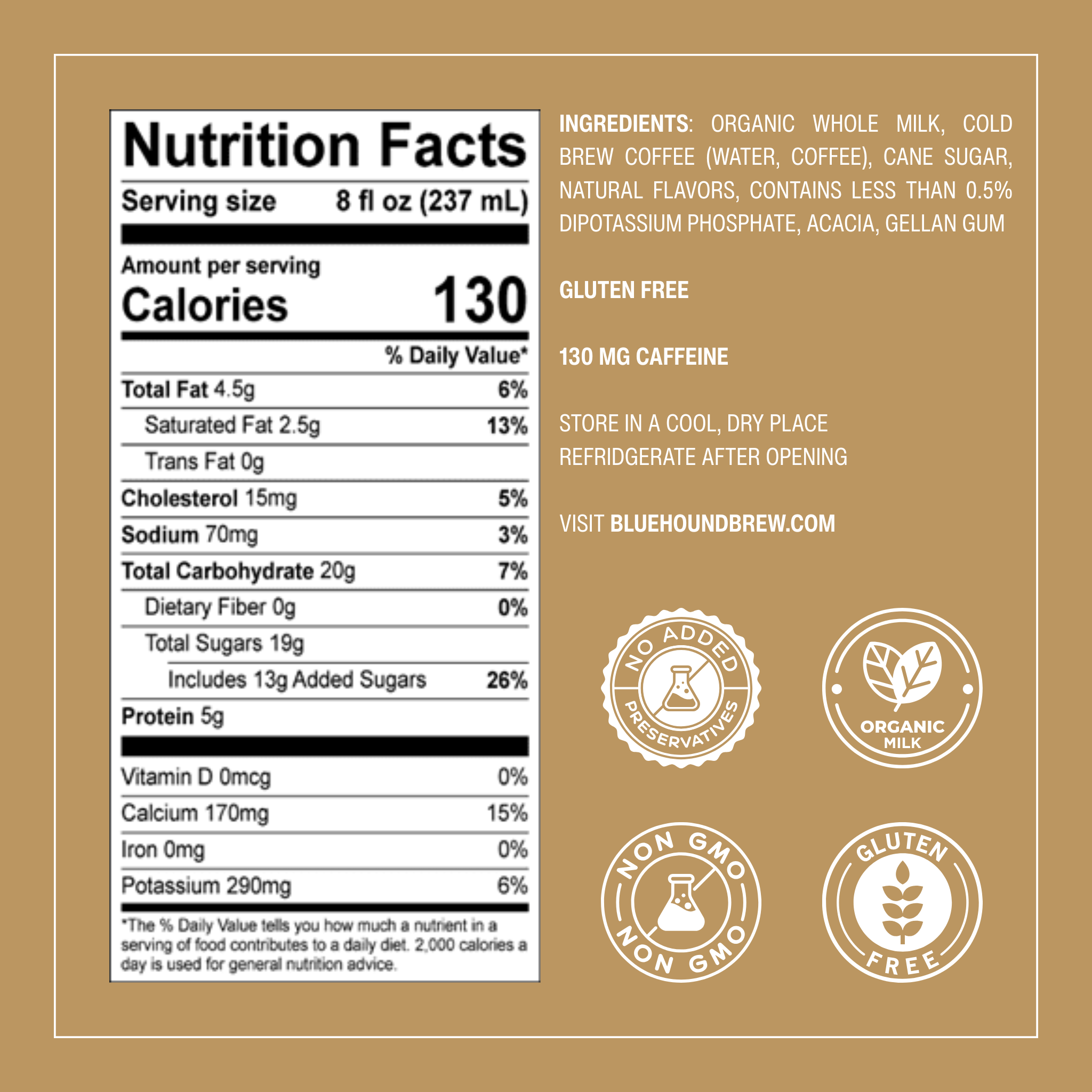 Maple Brown Sugar Latte - Blue Hound Brew