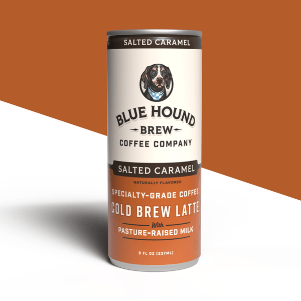 Salted Caramel Latte - Blue Hound Brew