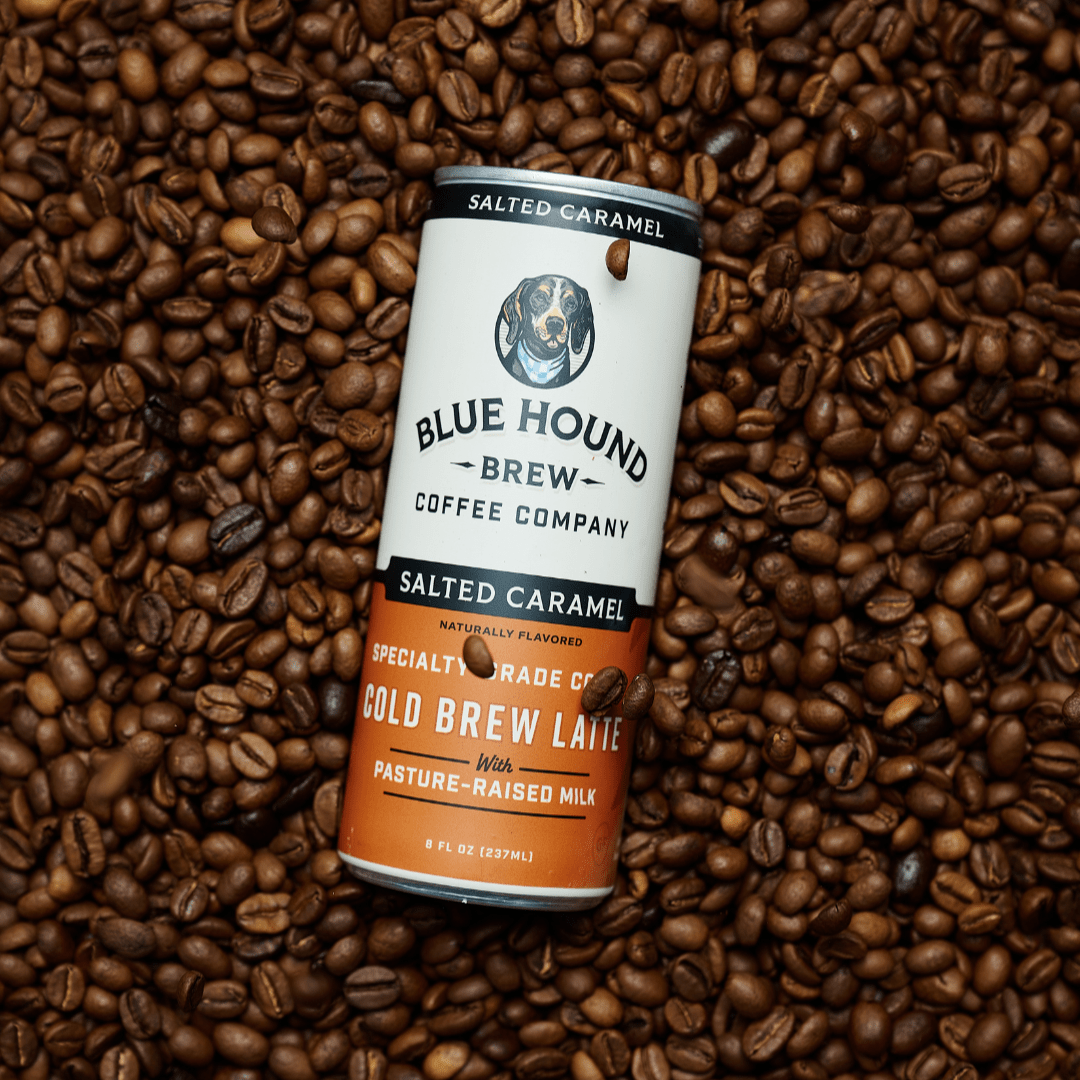 Salted Caramel Latte - Blue Hound Brew